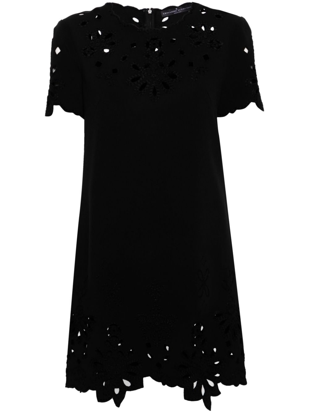 Ermanno Scervino ERMANNO SCERVINO- Embroidered Cotton Short Dress