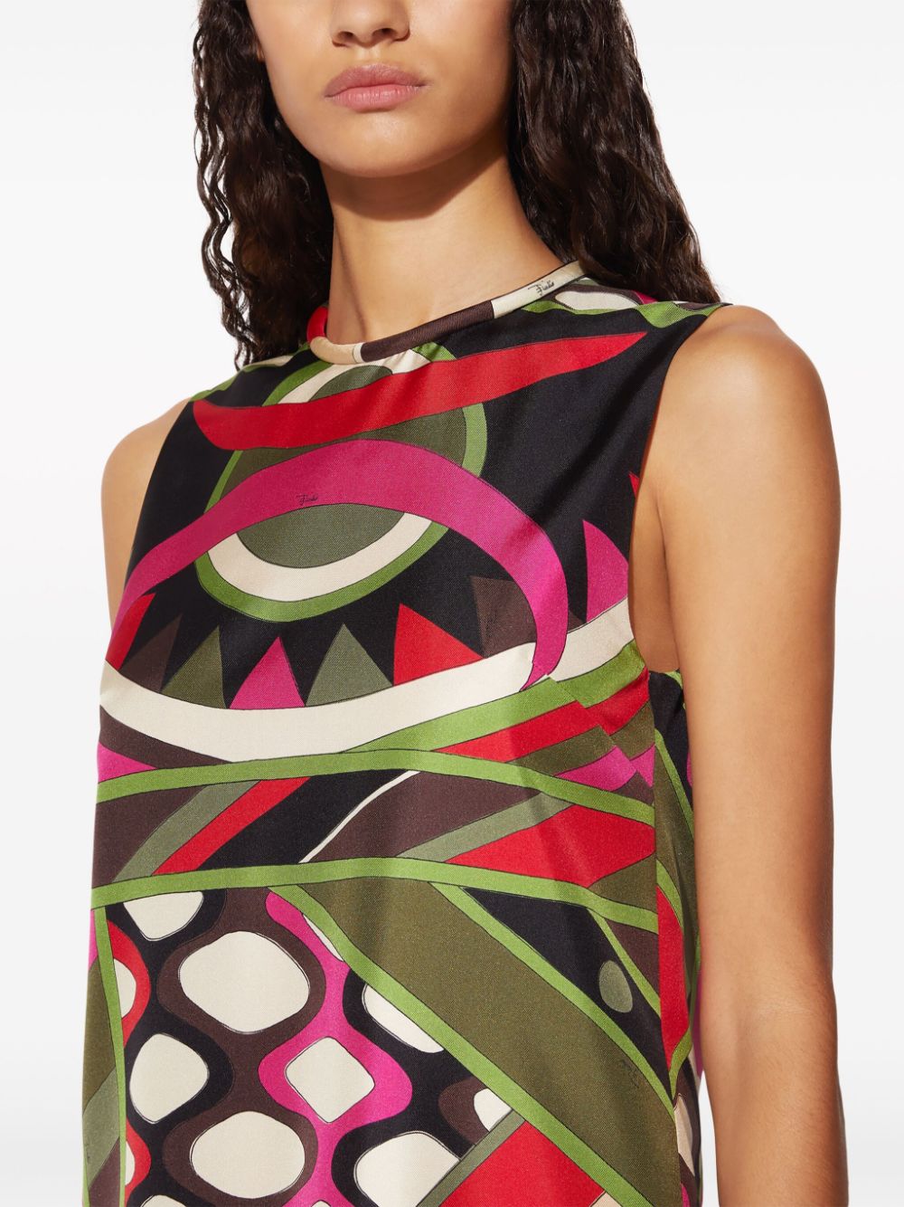 pucci PUCCI- Printed Silk Short Dress