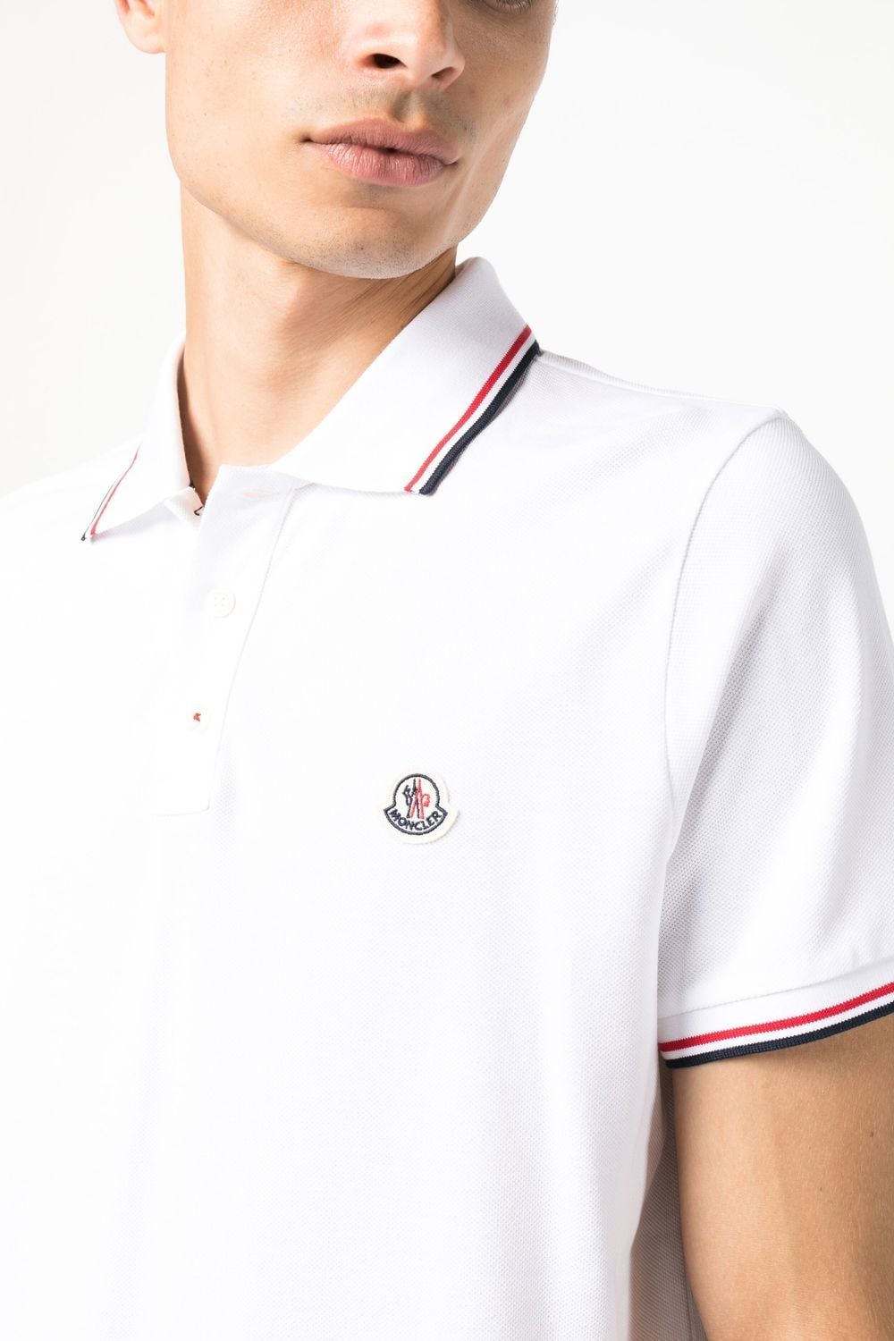 Moncler MONCLER- Logo Cotton Polo Shirt