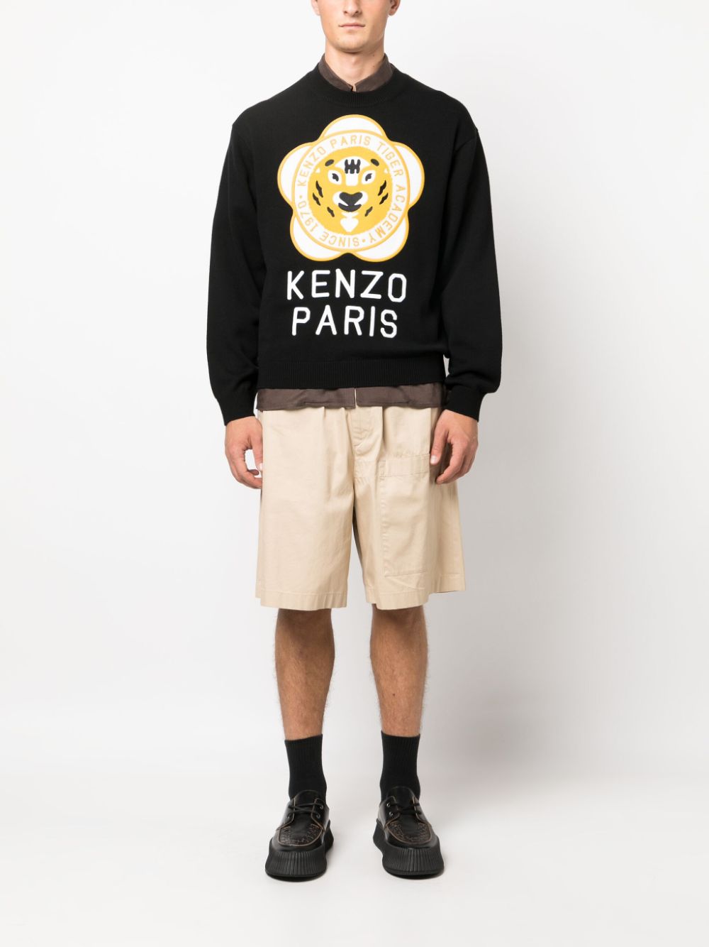 Kenzo KENZO- Tiger Academy Wool Blend Jumper