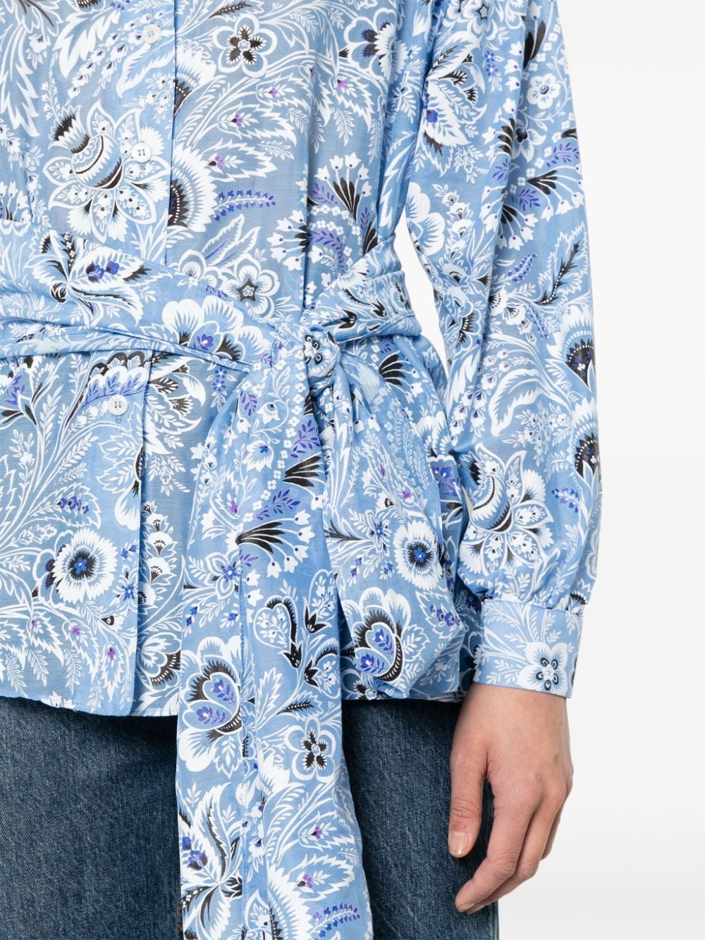 Etro ETRO- Cotton And Silk Blend Shirt