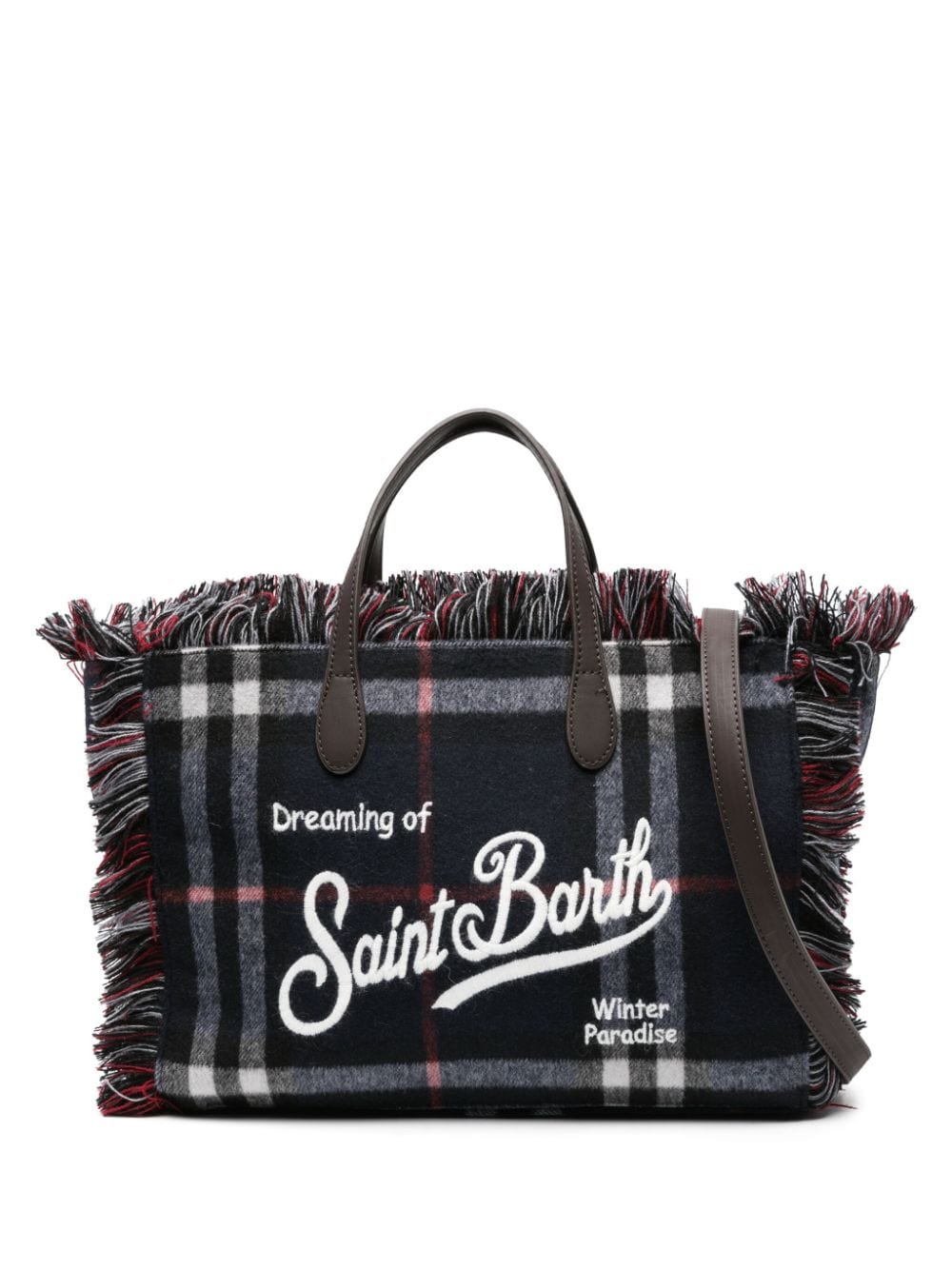 Mc2 Saint Barth MC2 SAINT BARTH- Colette Tartan Pattern Handbag