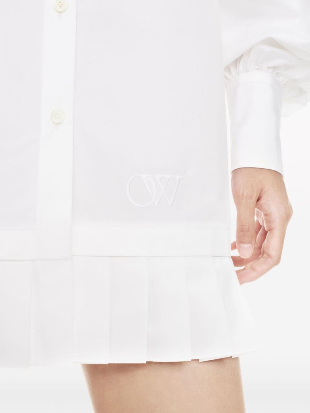 OFF-WHITE OFF-WHITE- Cotton Shirt Dress