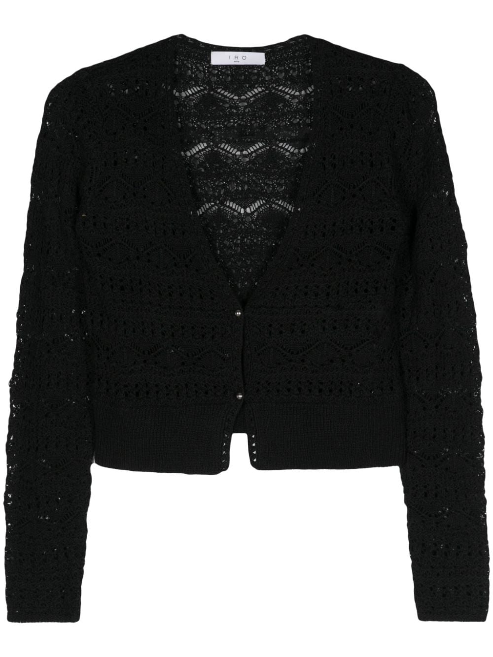 Iro IRO- V-necked Cropped Cardigan