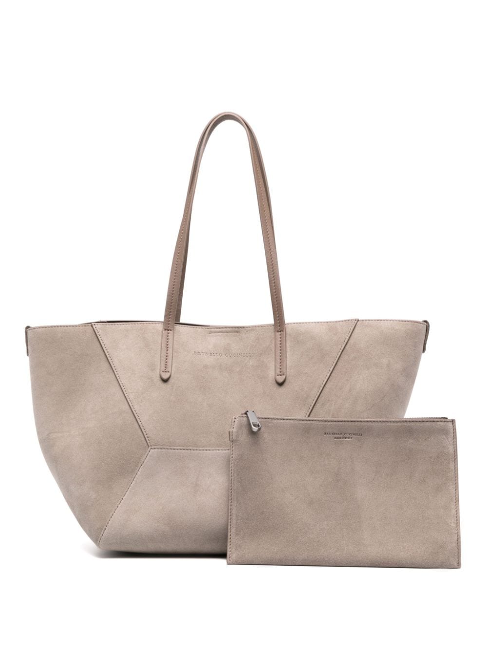 Brunello Cucinelli BRUNELLO CUCINELLI- Leather Shopping Bag