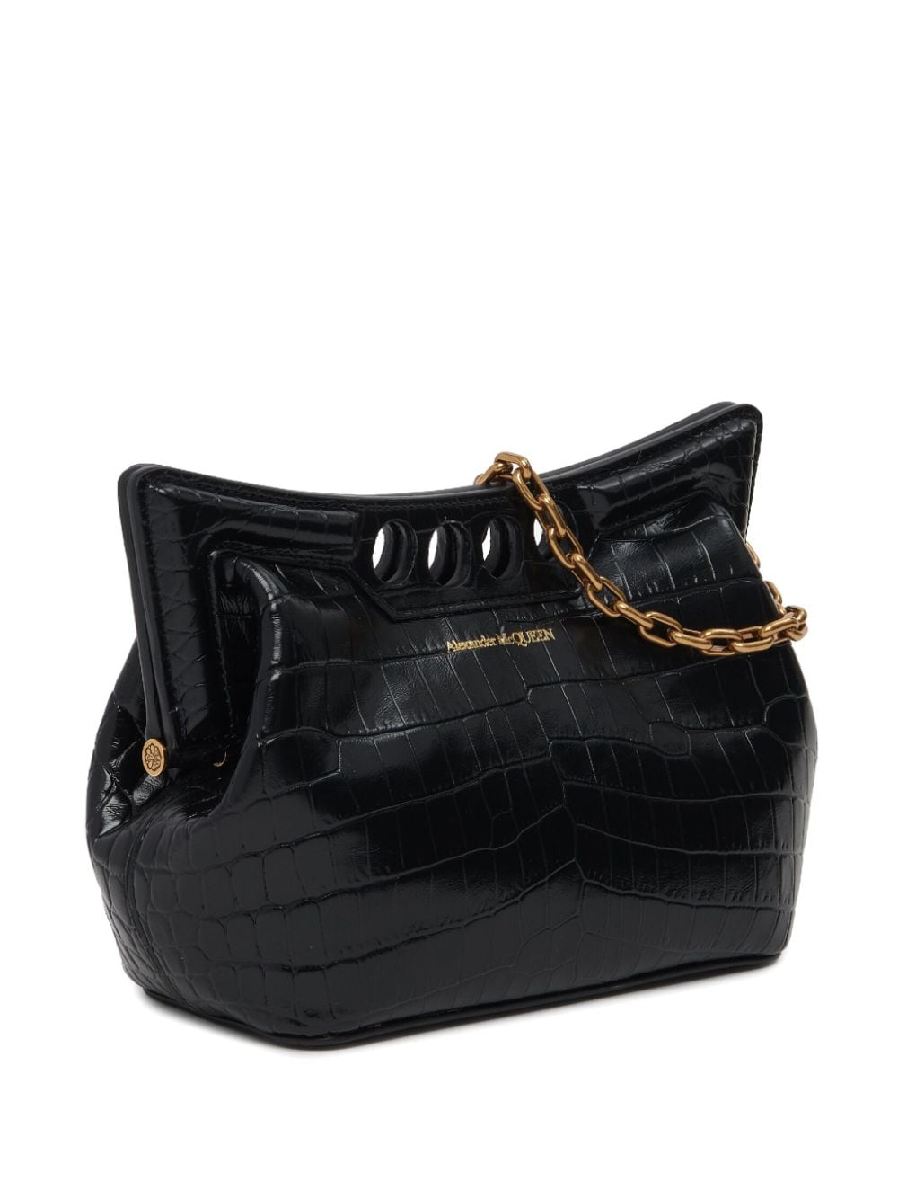 Alexander McQueen ALEXANDER MCQUEEN- The Peak Leather Mini Bag