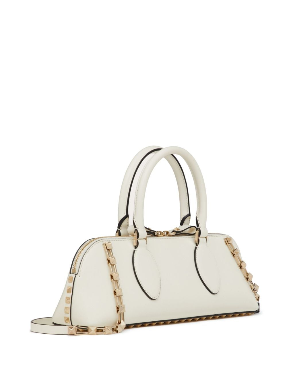 VALENTINO GARAVANI VALENTINO GARAVANI- Rockstud Leather Duffle Bag