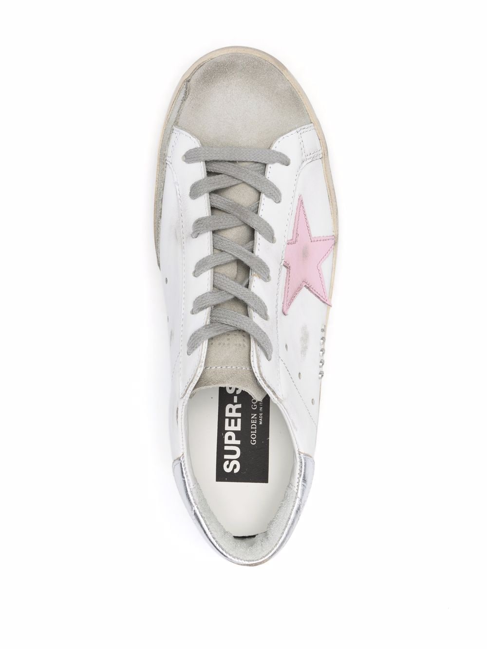 Golden Goose GOLDEN GOOSE- Super-star Leather Sneakers