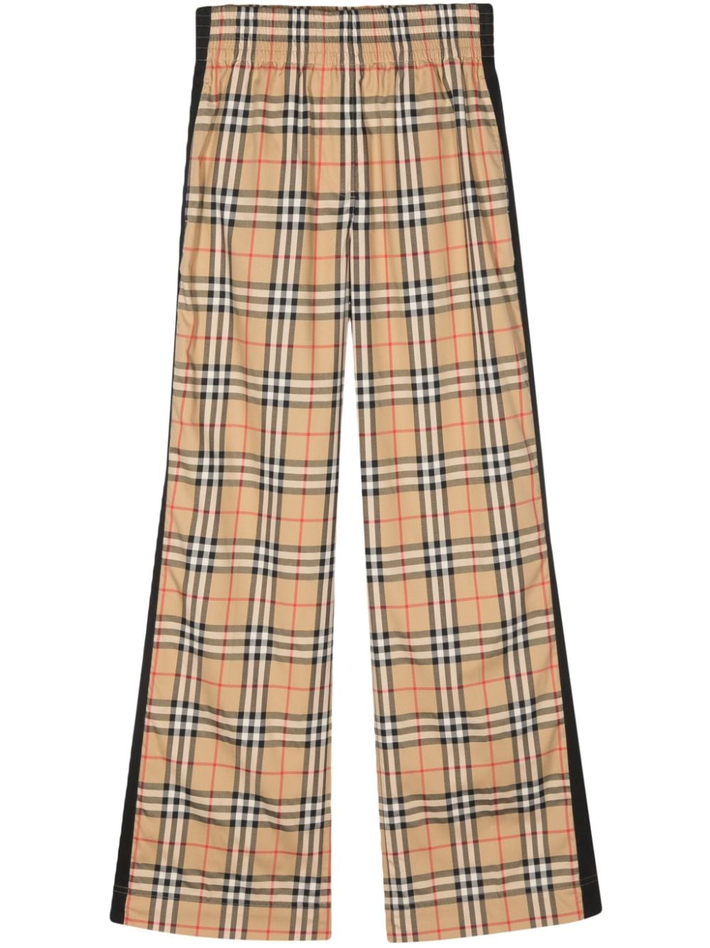 Burberry BURBERRY- Check Motif Cotton Trousers