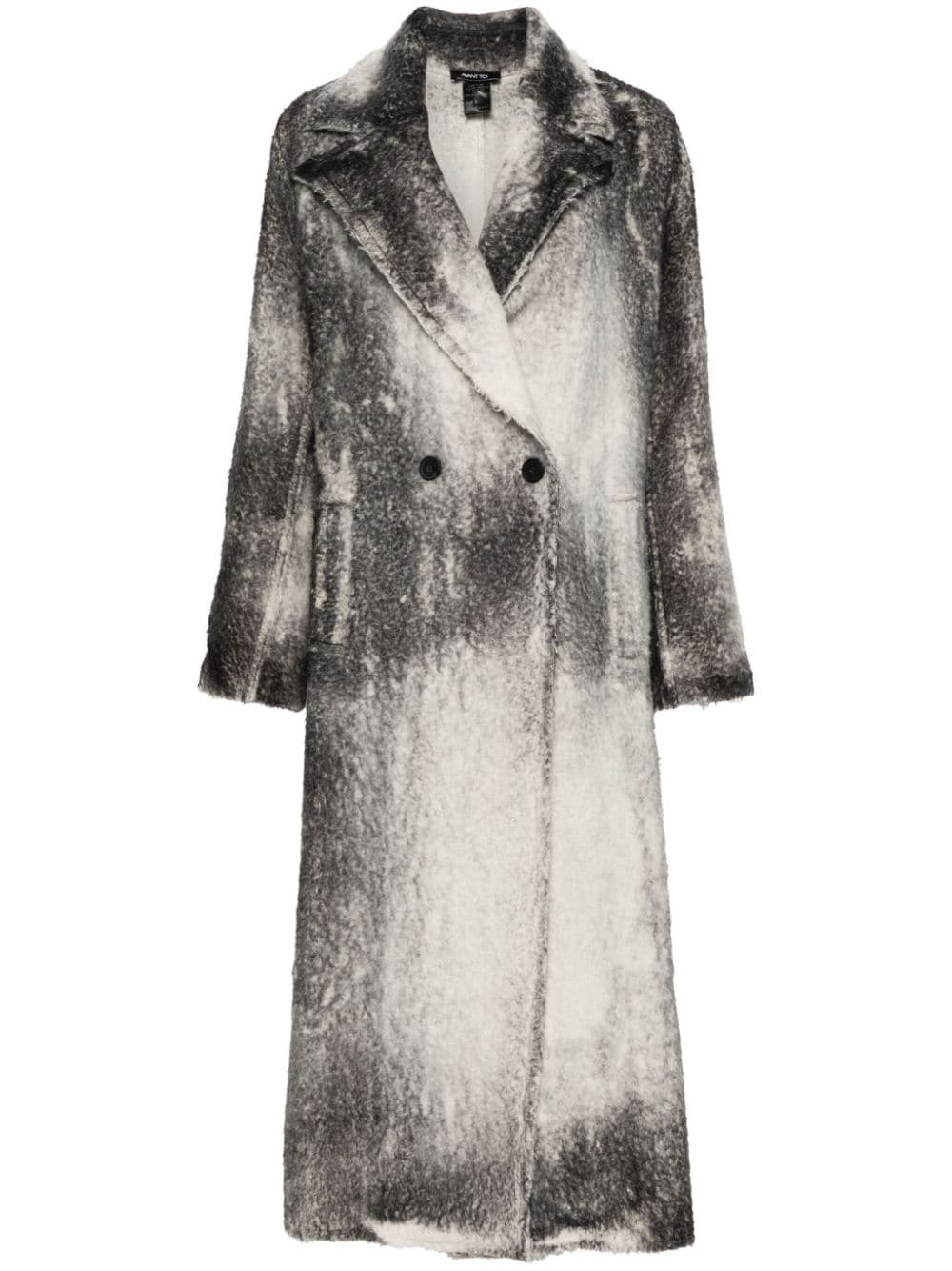 Avant Toi AVANT TOI- Marble Effect Wool Coat