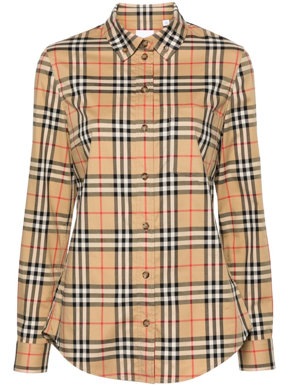 Burberry BURBERRY- Check Motif Cotton Shirt