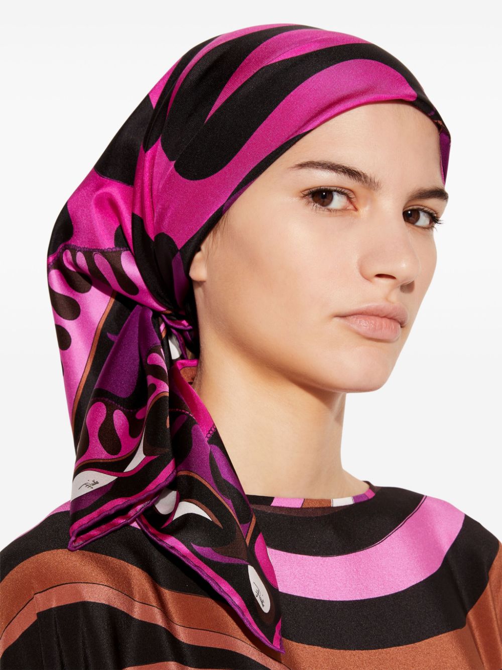 pucci PUCCI- Printed Silk Foulard