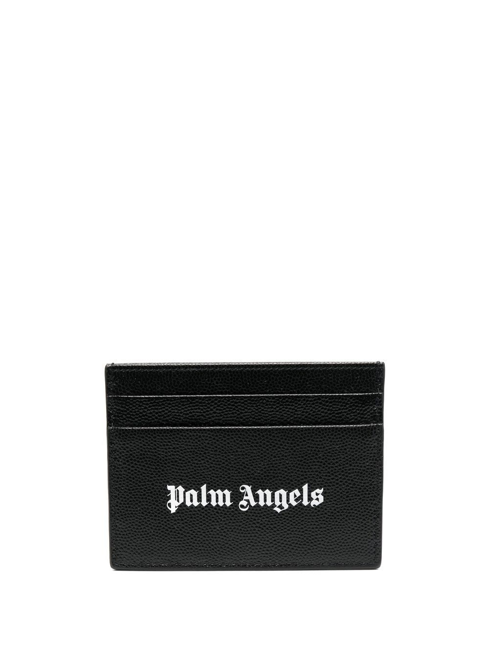 PALM ANGELS PALM ANGELS- Leather Credit Card Case