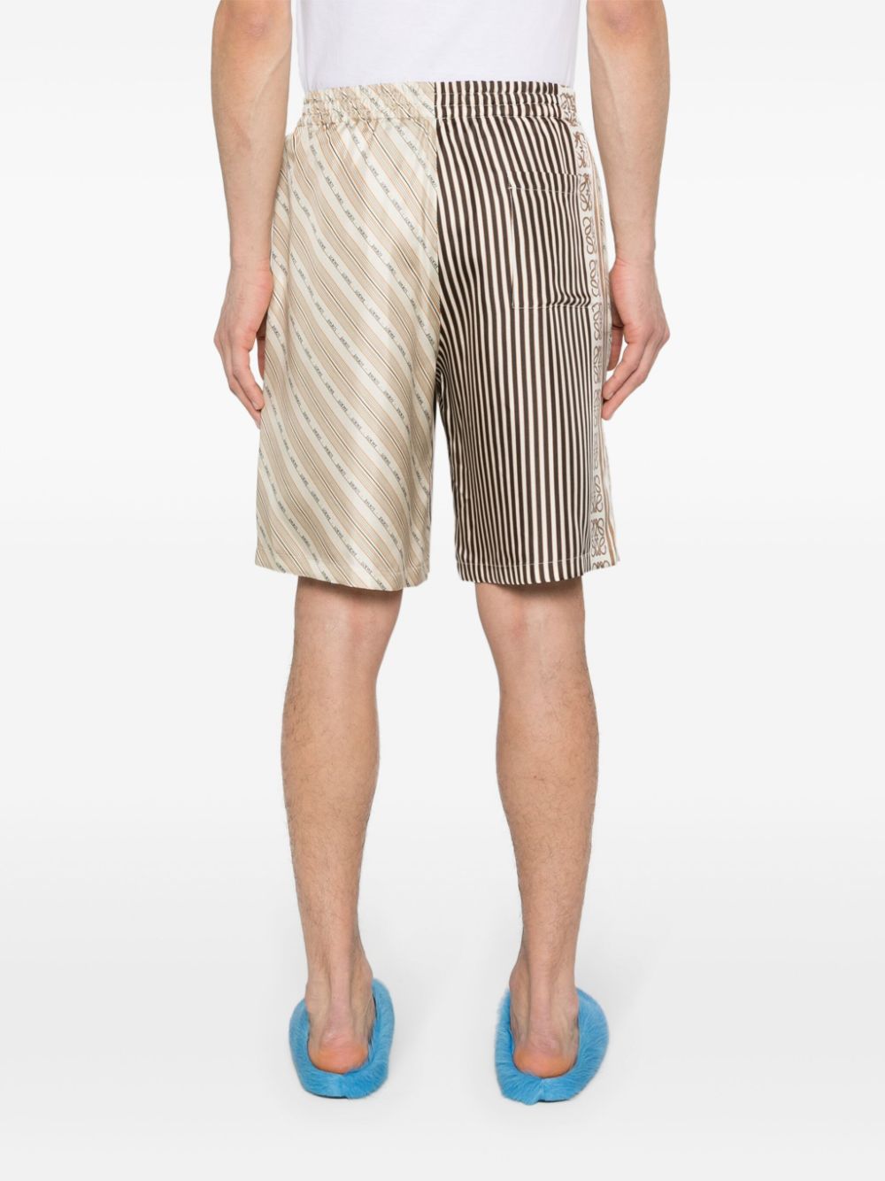 Loewe Paula's Ibiza LOEWE PAULA'S IBIZA- Striped Silk Shorts