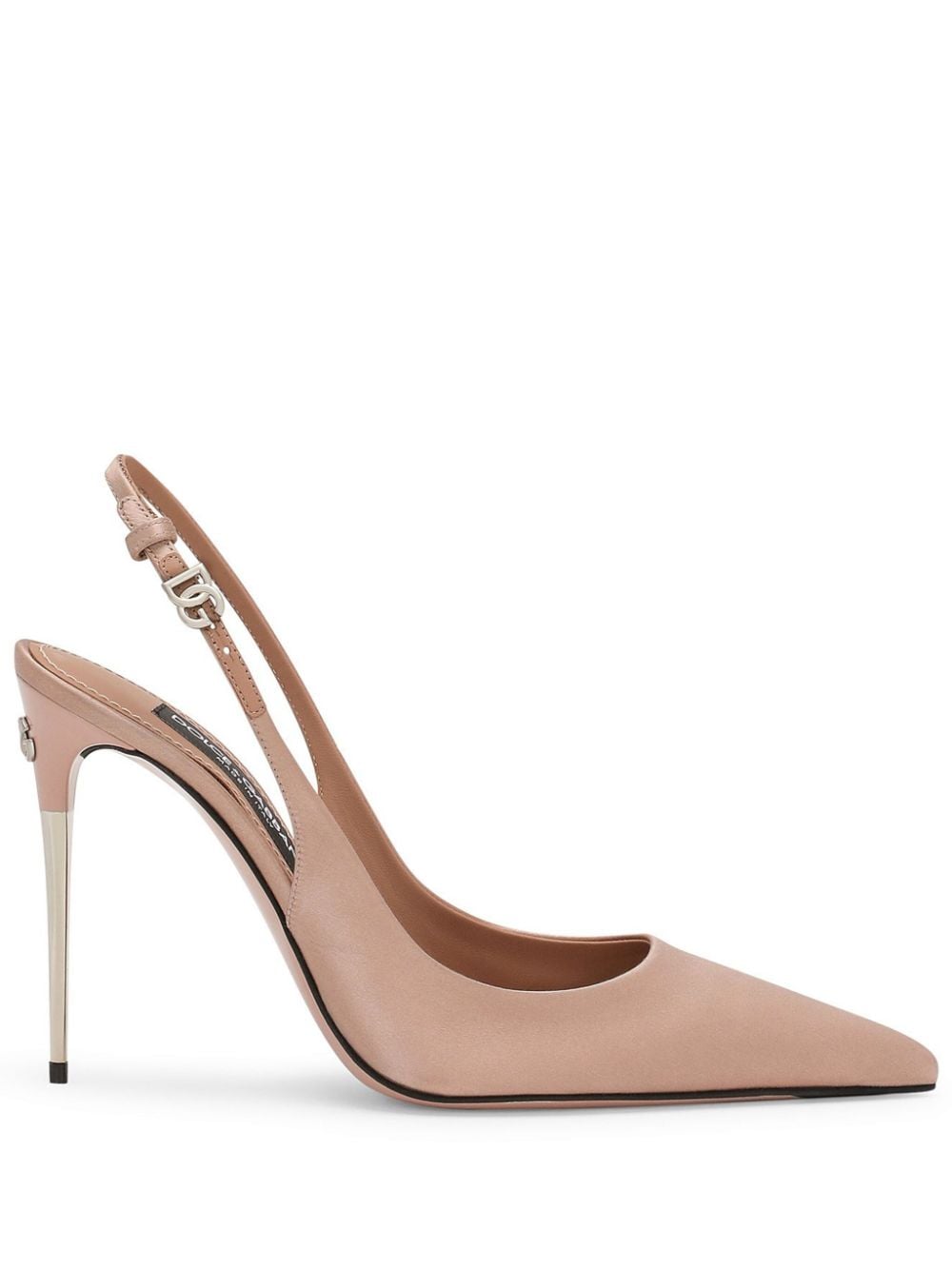 Dolce & Gabbana DOLCE & GABBANA- Satin Slingback Pumps