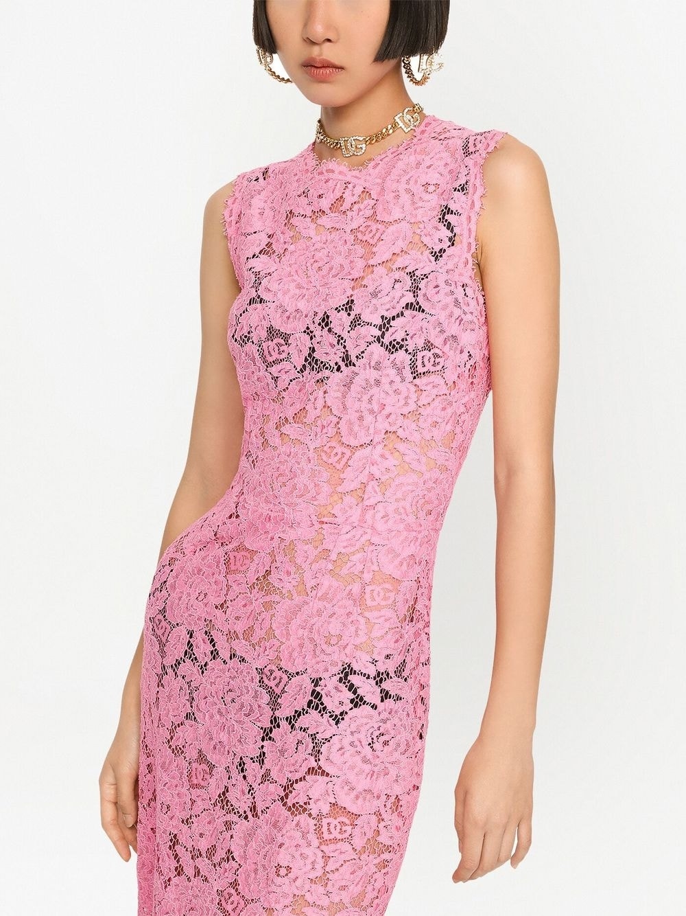 Dolce & Gabbana DOLCE & GABBANA- Lace Midi Dress