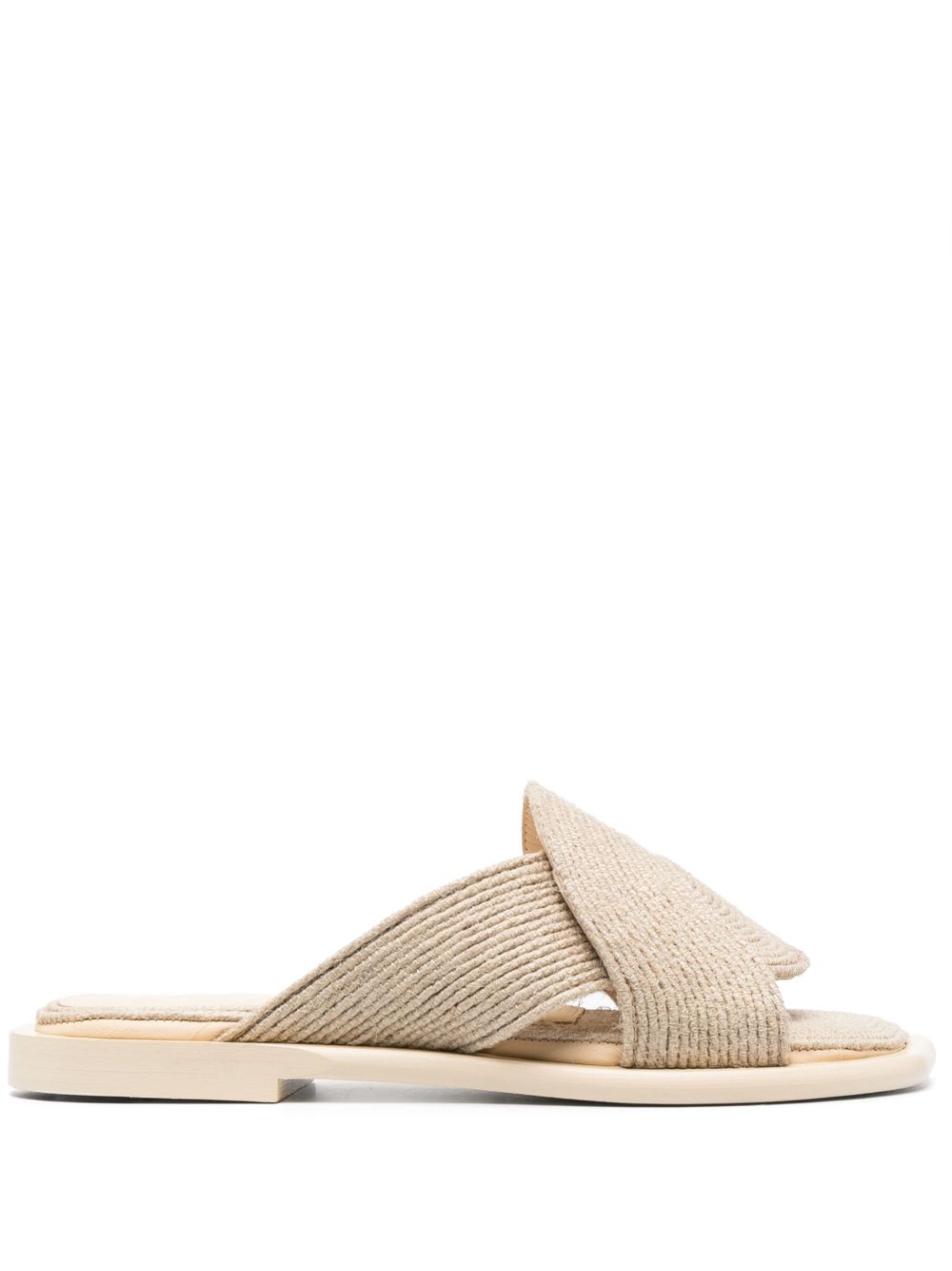 Loewe Paula's Ibiza LOEWE PAULA'S IBIZA- Petal Raffia Flat Sandals