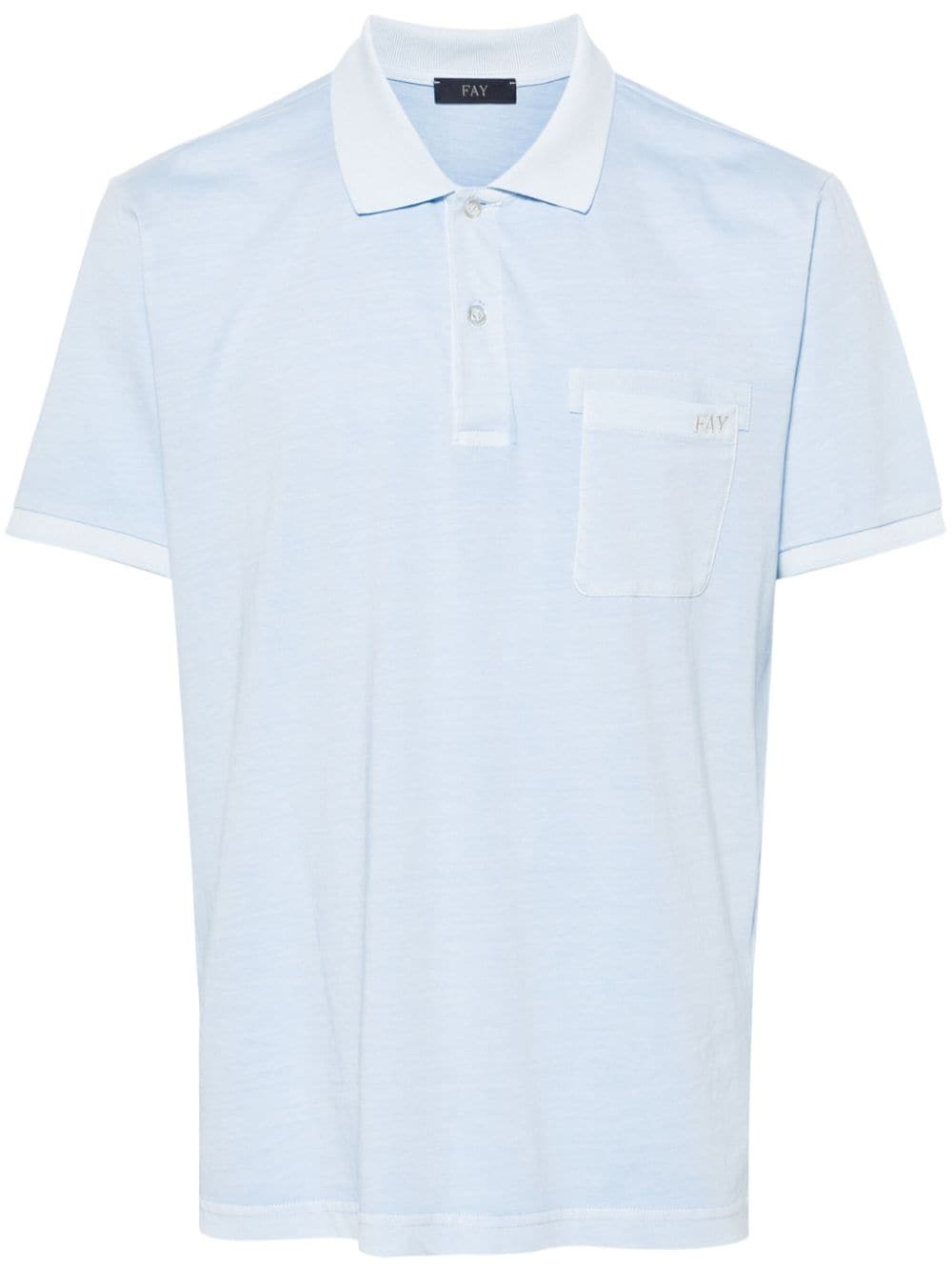 Fay FAY- Polo Jersey Frosted Embrioided Pocket