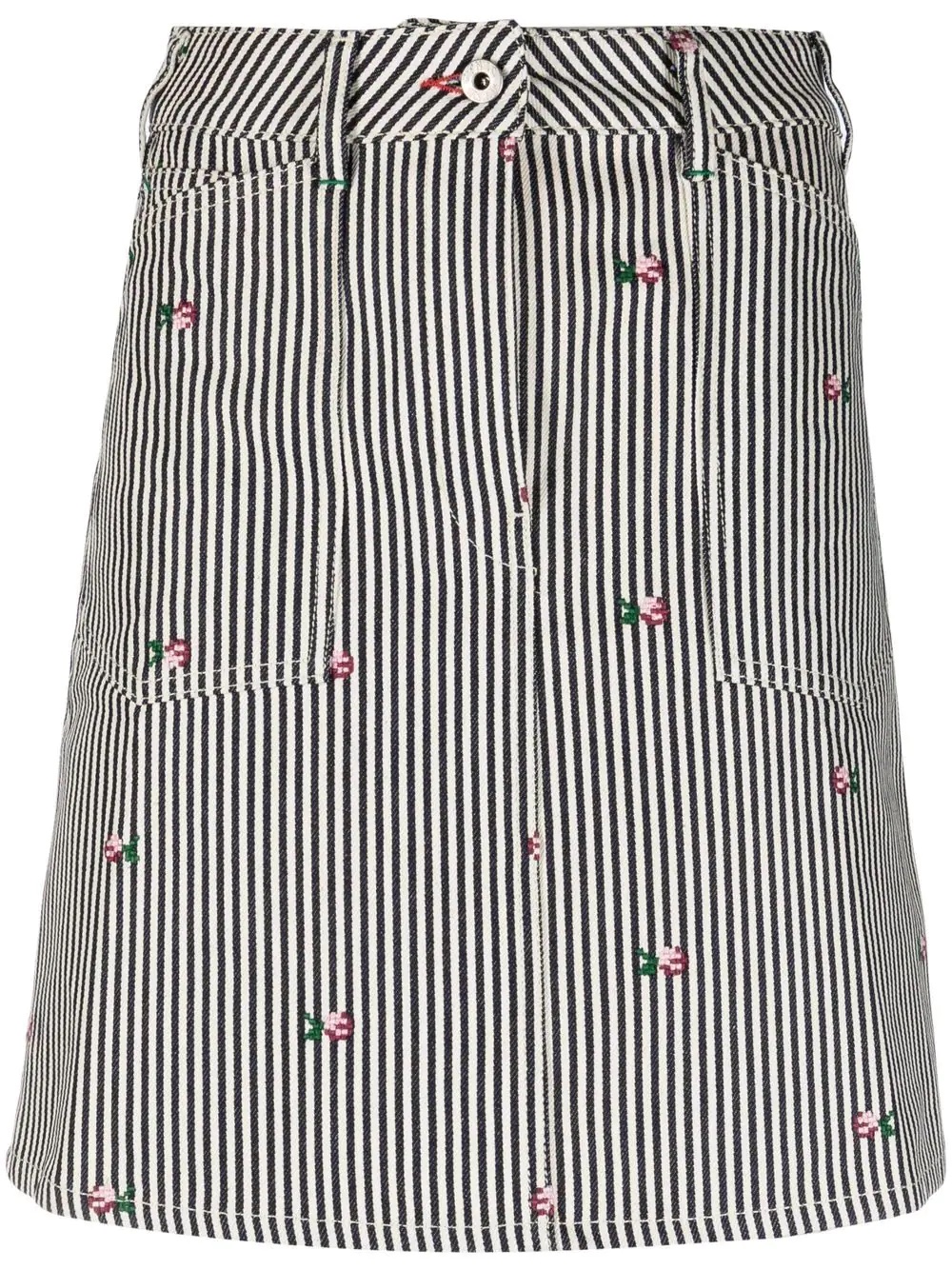 Kenzo KENZO- Striped Denim Skirt