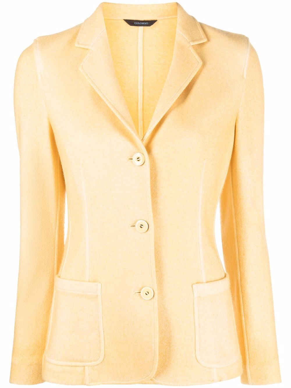 Colombo COLOMBO- Cashmere And Silk Blend Single Breasted Jacket