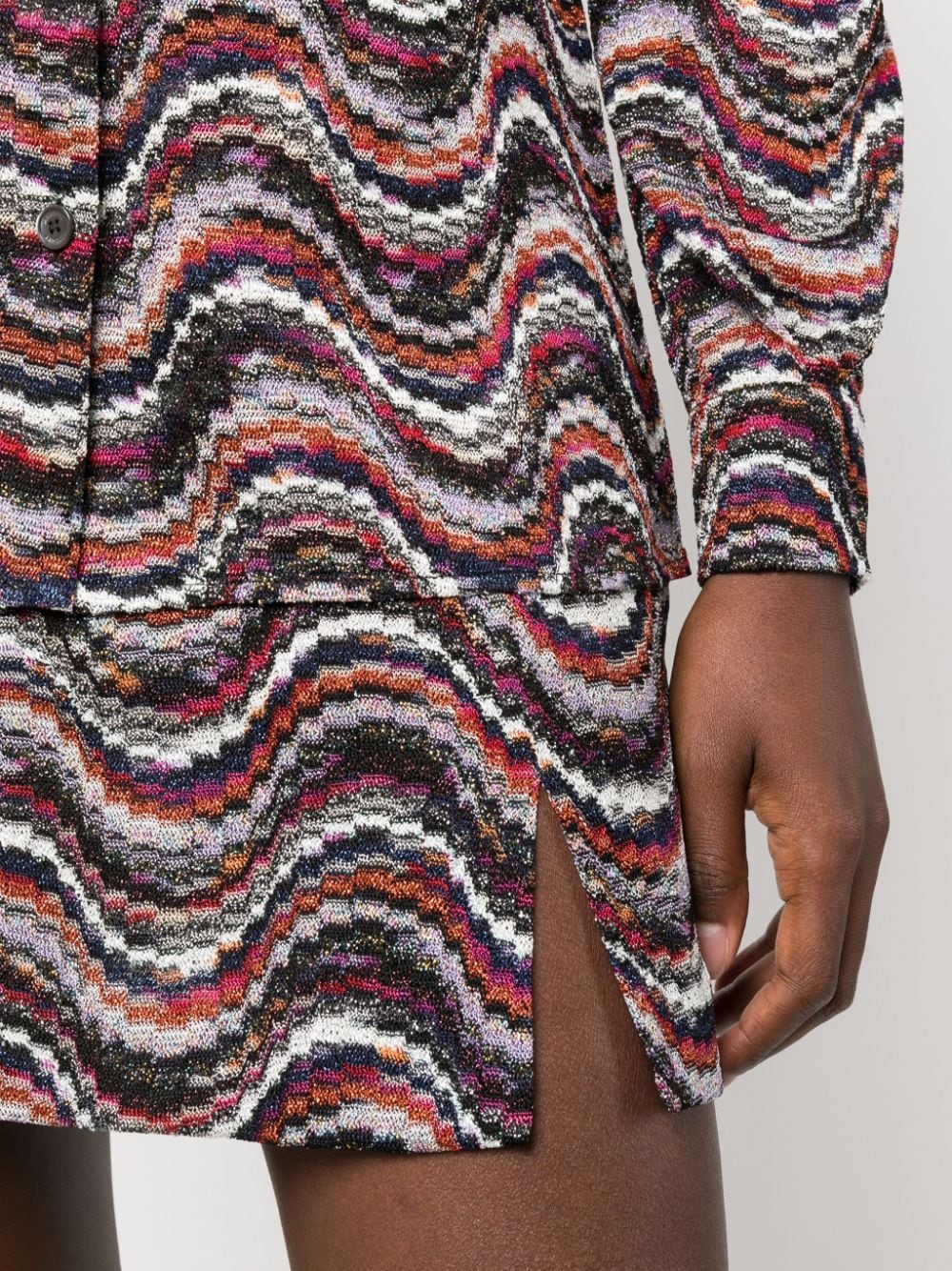 Missoni MISSONI- Waves Pattern Mini Skirt