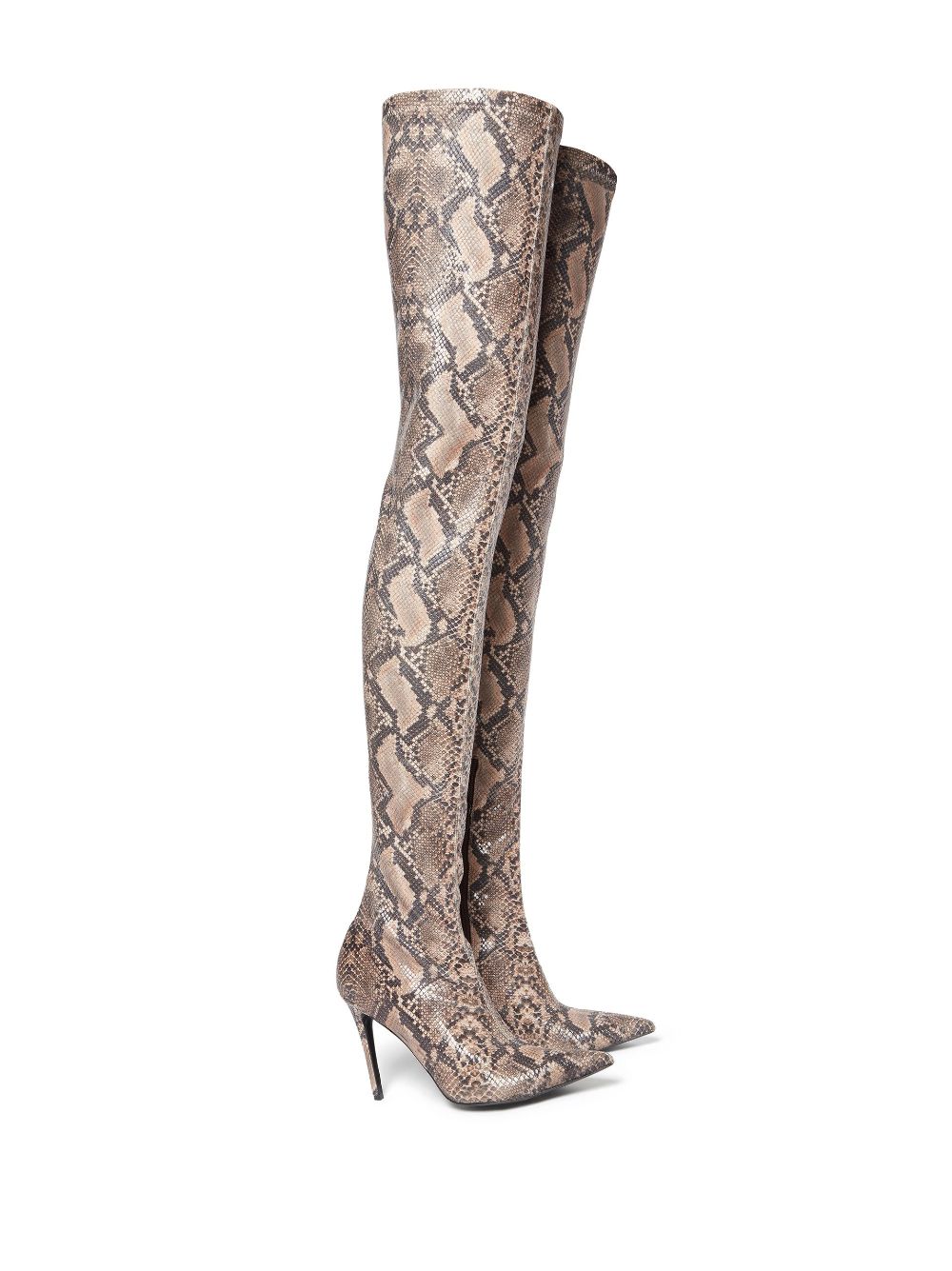 Stella McCartney STELLA MCCARTNEY- Reptile Print Heel Boots