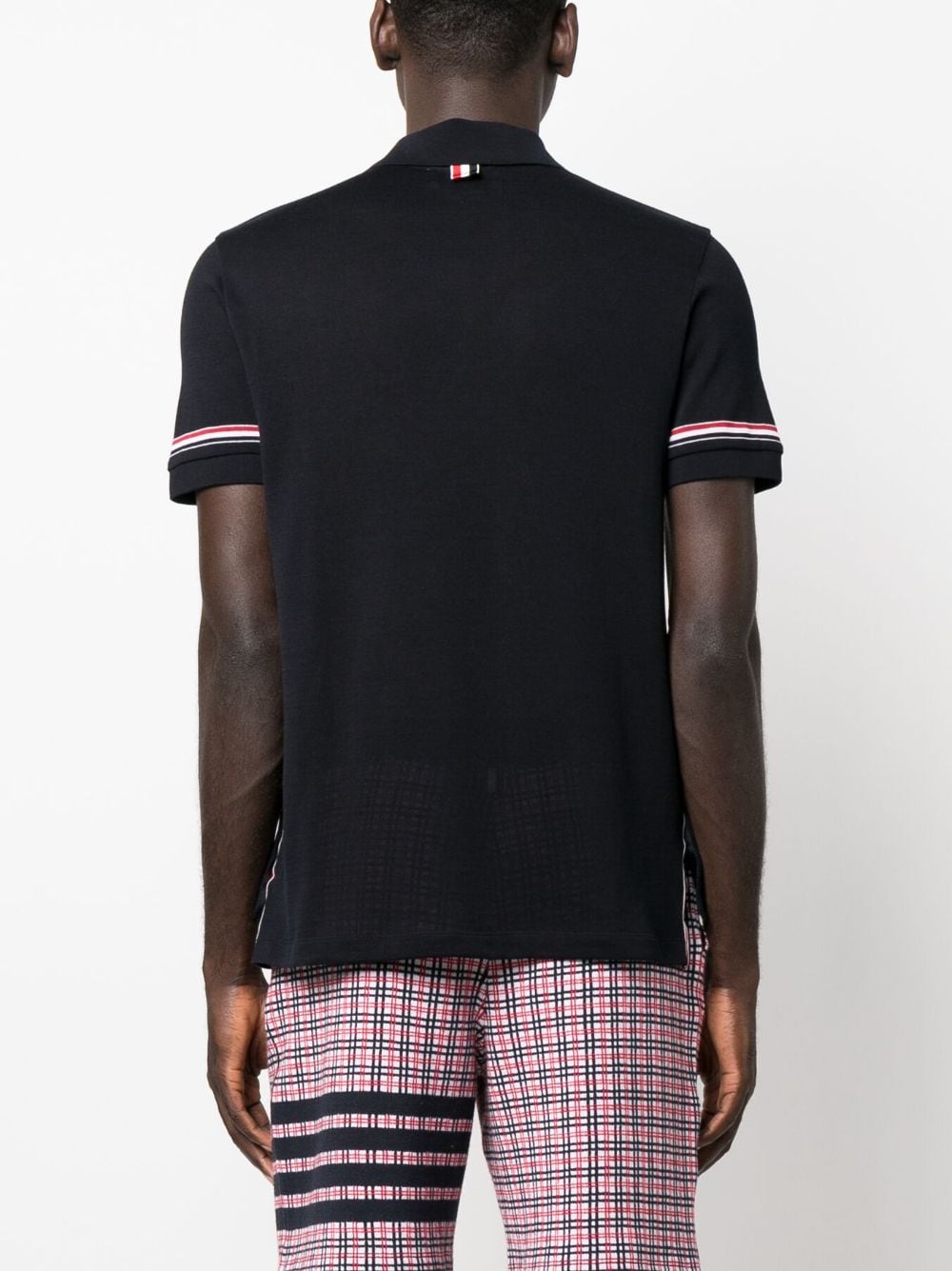 Thom Browne THOM BROWNE- Logo Polo Shirt