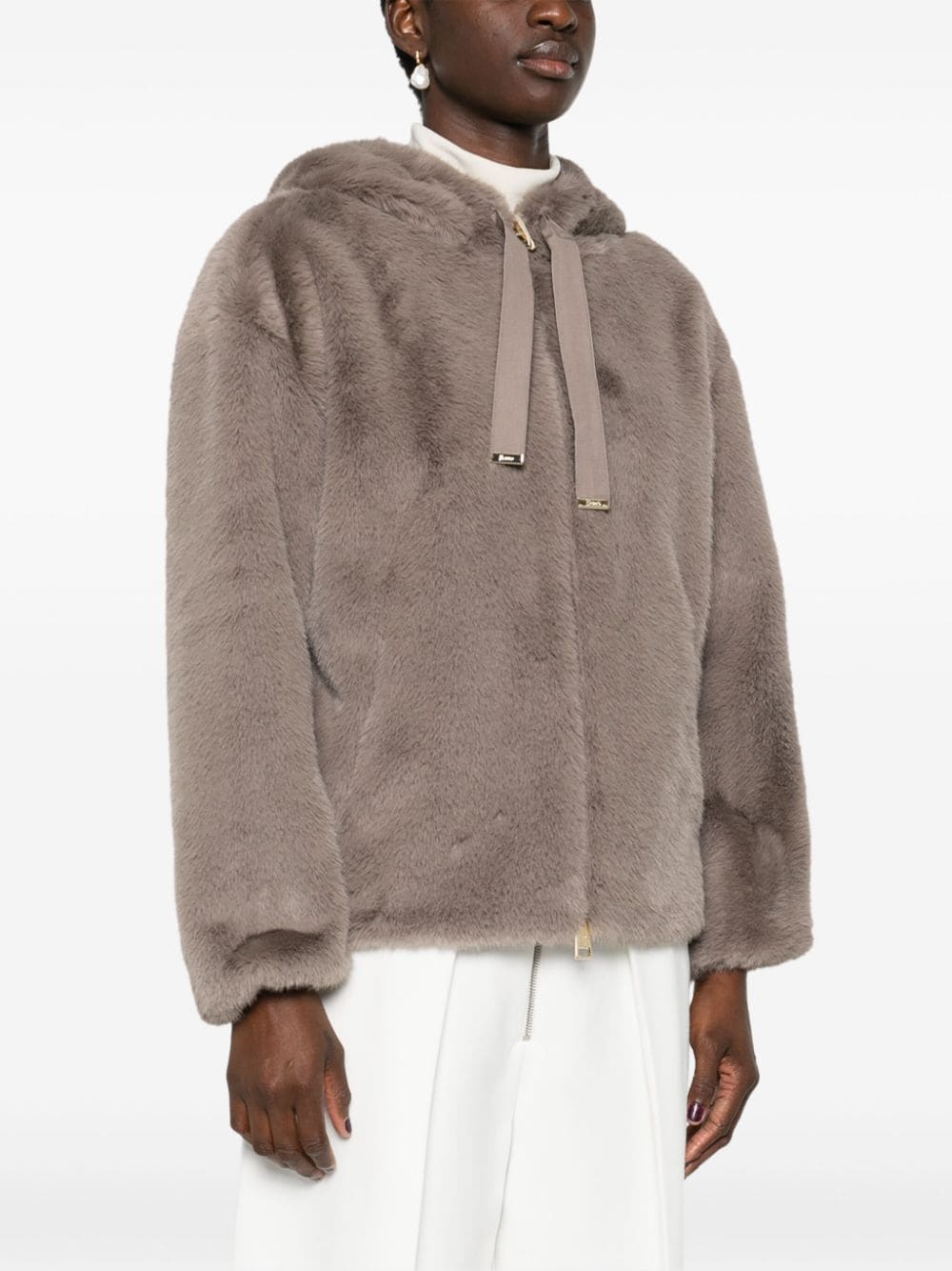 Herno HERNO- Faux-fur Jacket