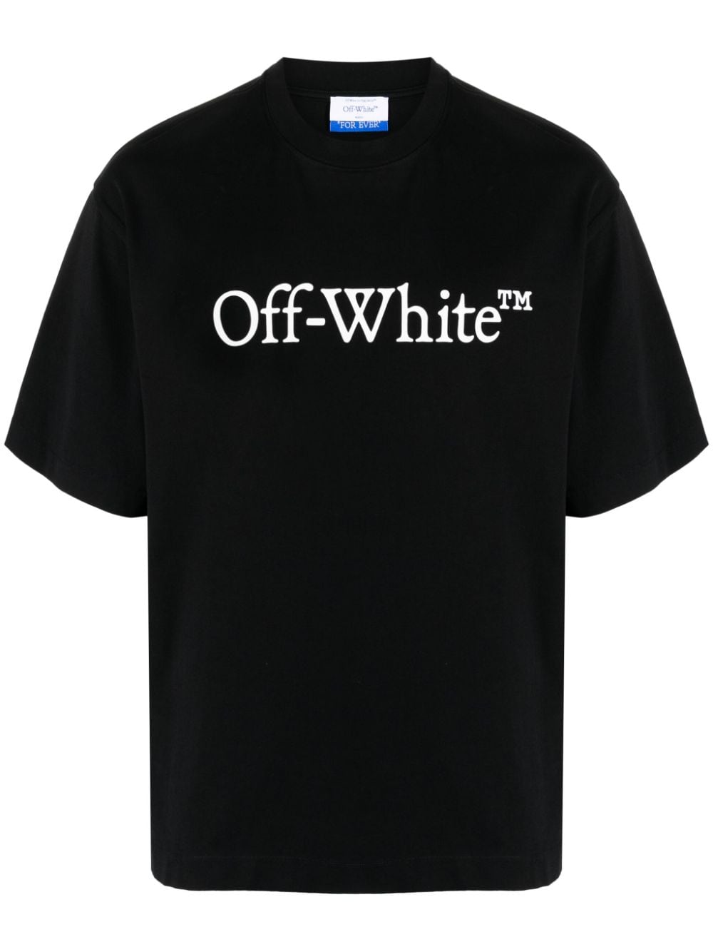 OFF-WHITE OFF-WHITE- Bookish Logo Cotton T-shirt