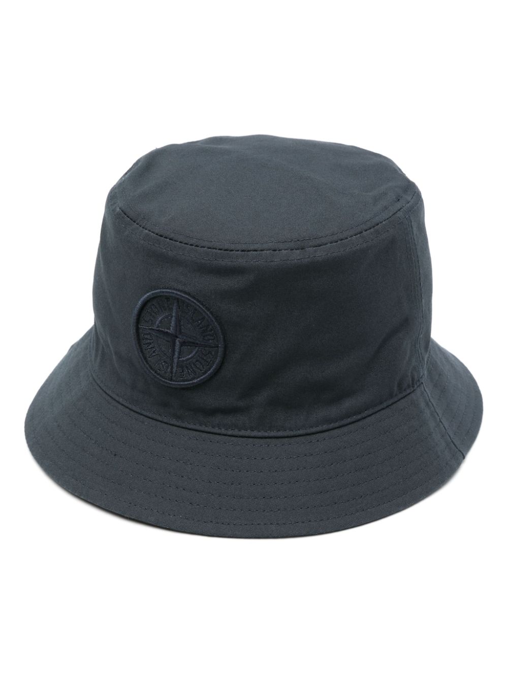 Stone Island STONE ISLAND- Logo Cotton Bucket Hat