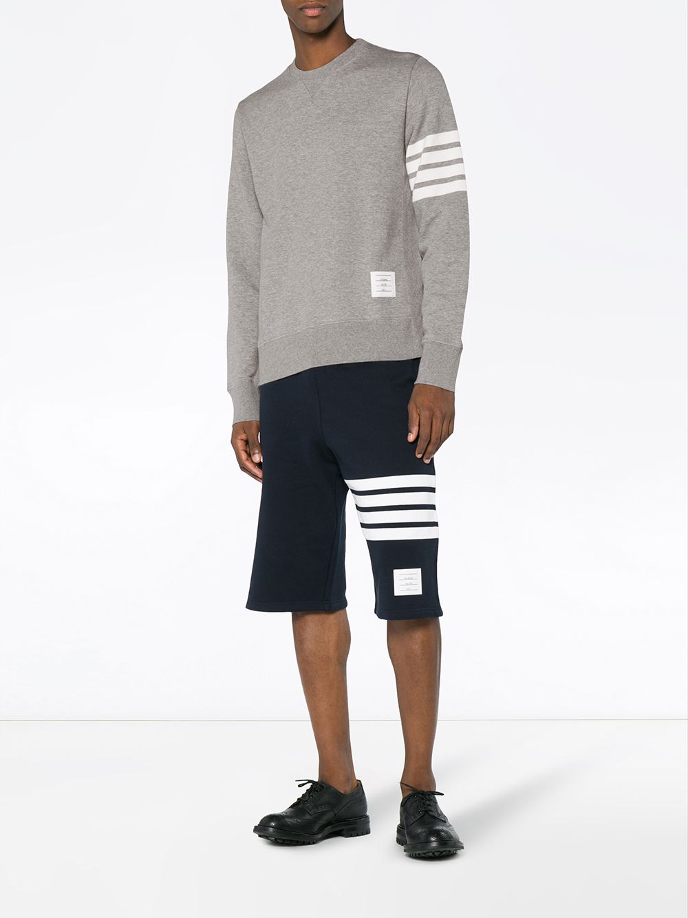 Thom Browne THOM BROWNE- 4bar Cotton Sweatshirt