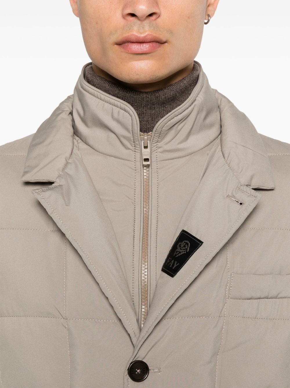 Fay FAY- Quilted Padded Coat