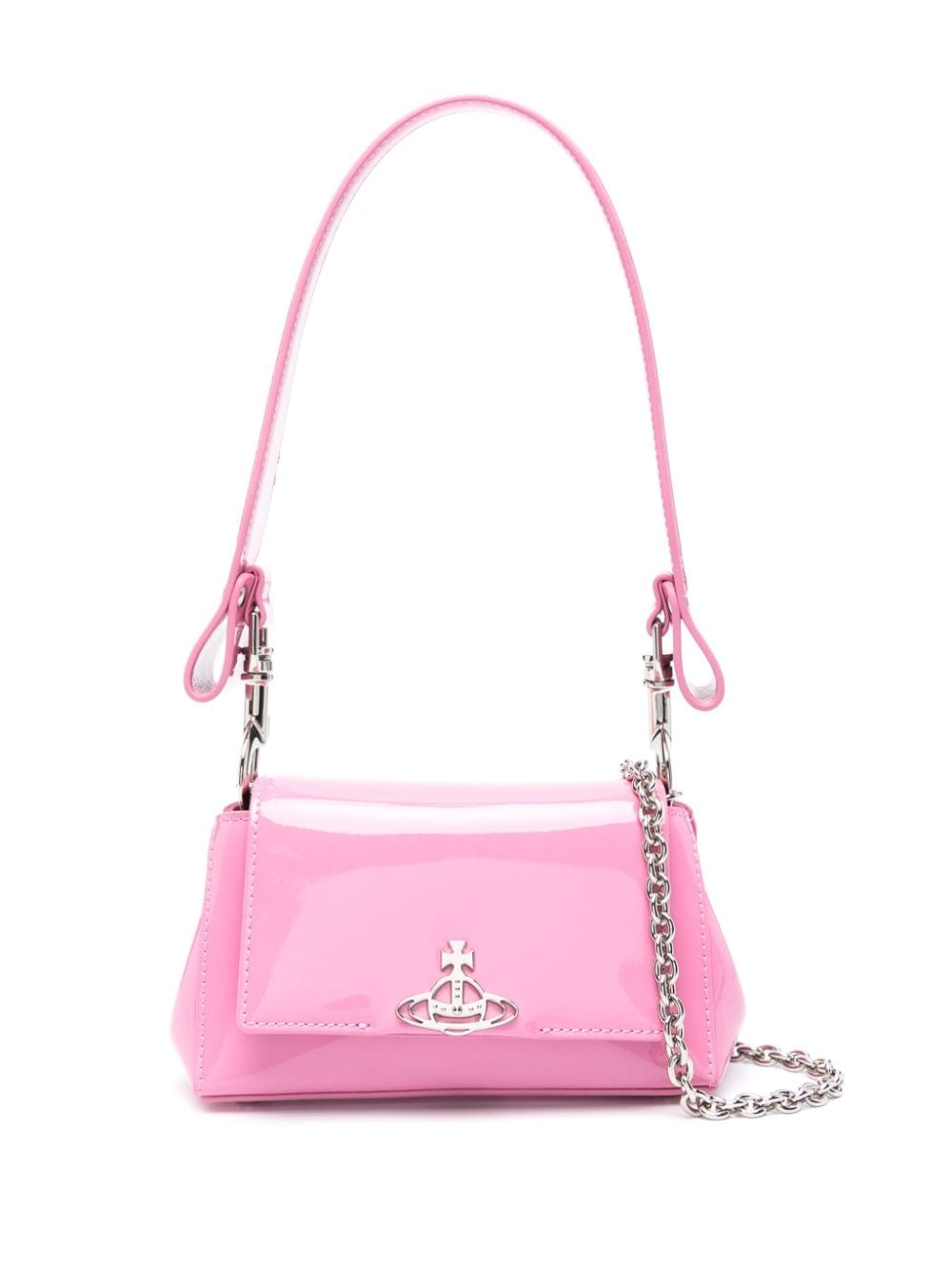 Vivienne Westwood VIVIENNE WESTWOOD- Hazel Small Patent Leather Shoulder Bag