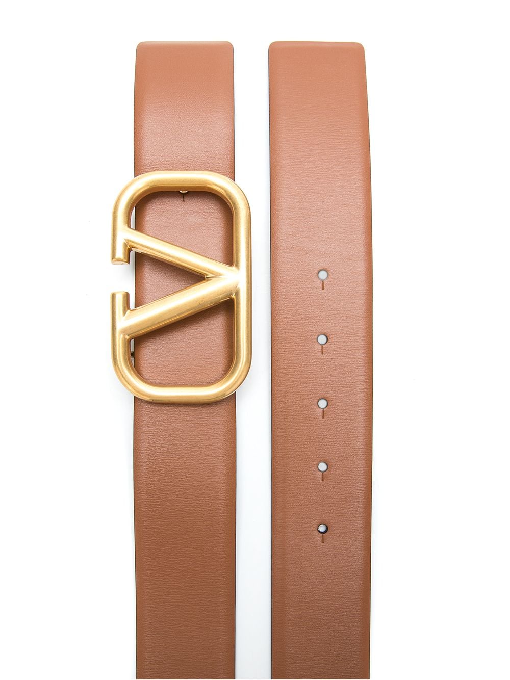 VALENTINO GARAVANI VALENTINO GARAVANI- Vlogo Signature Leather Reversible Belt