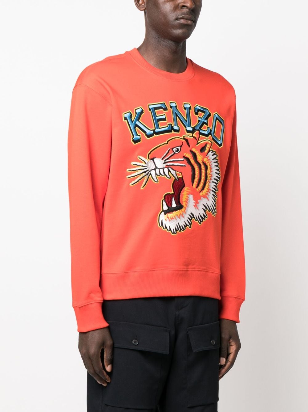 Kenzo KENZO- Tiger Varsity Cotton Sweatshirt