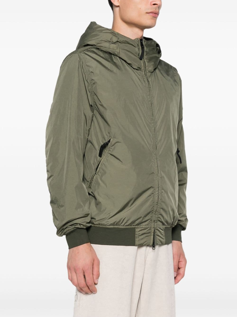 Stone Island STONE ISLAND- Nylon Zipped Jacket