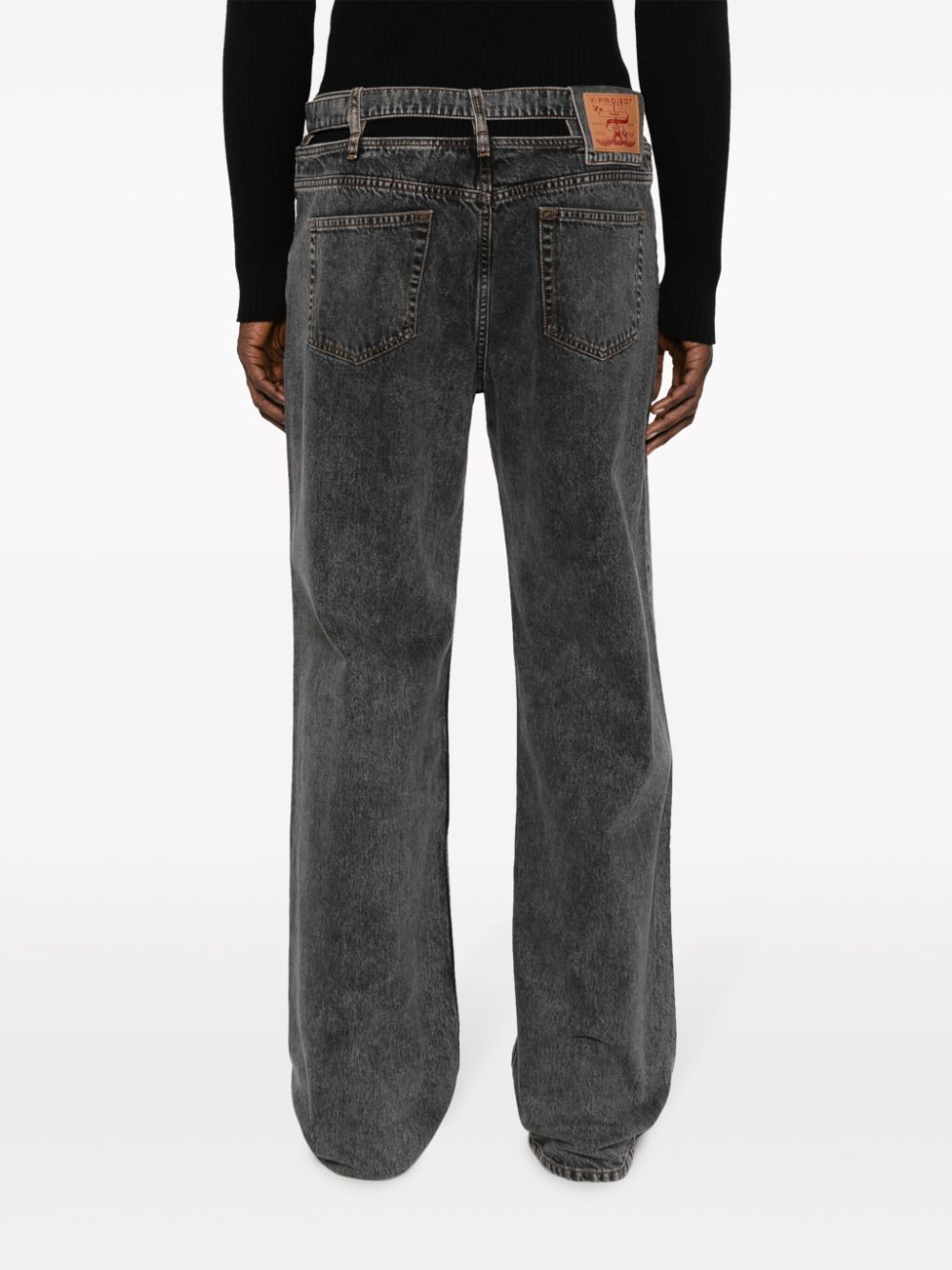 Y/Project Y/PROJECT- Y Belt Denim Jeans