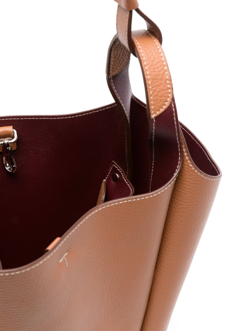 Tod's TOD'S- T Timeless Small Leather Bucket Bag