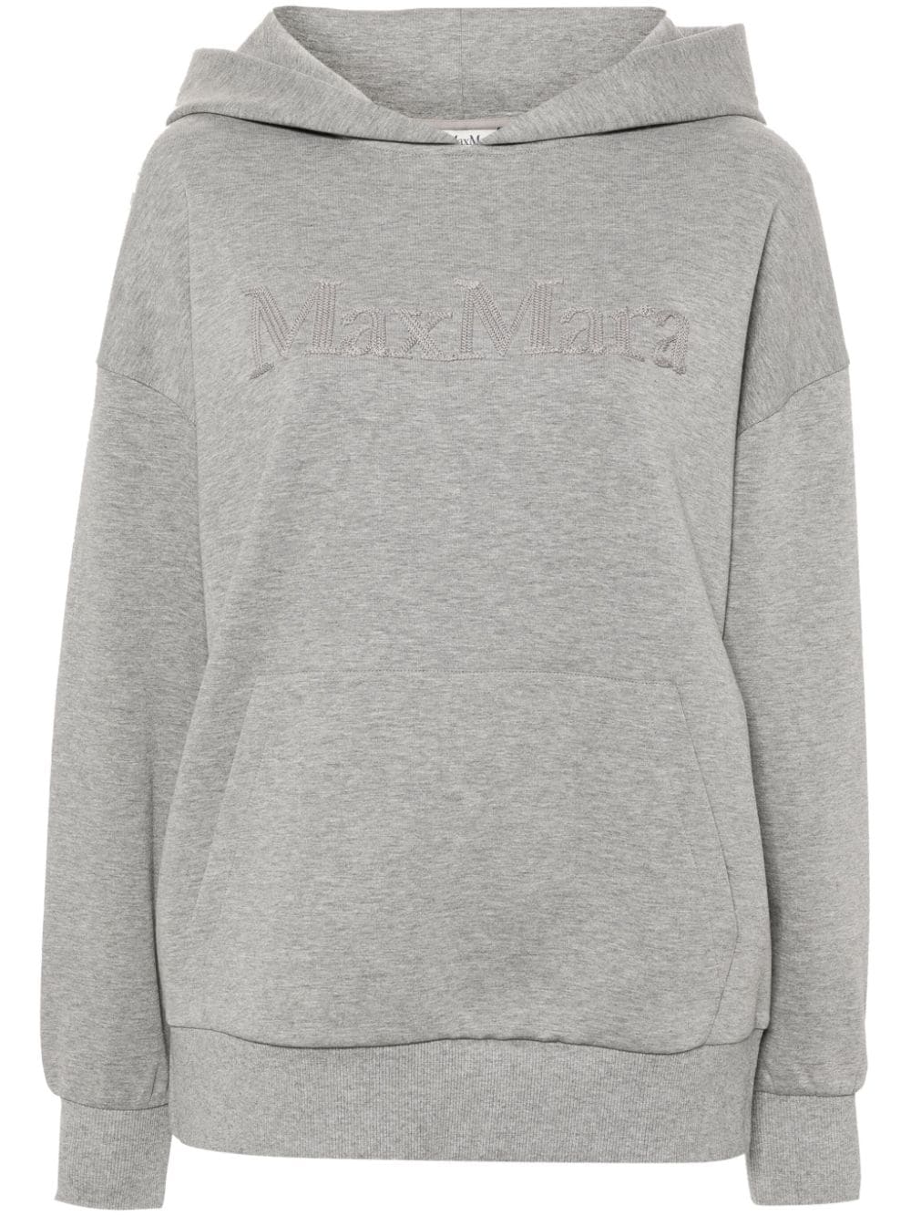  'S MAX MARA- Logo Cotton Hoodie