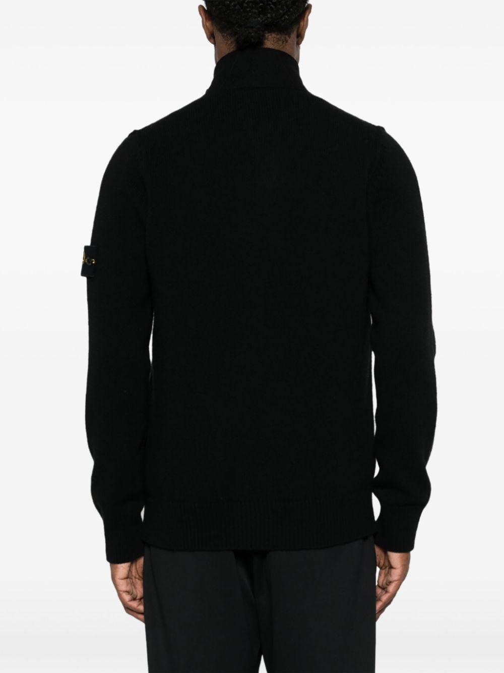 Stone Island STONE ISLAND- Logo Wool Cardigan