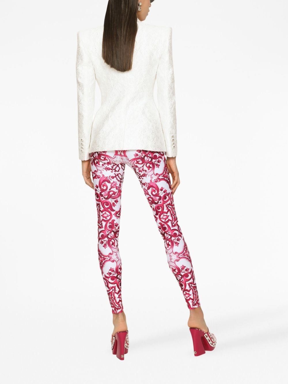 Dolce & Gabbana DOLCE & GABBANA- Maiolica Print Leggings