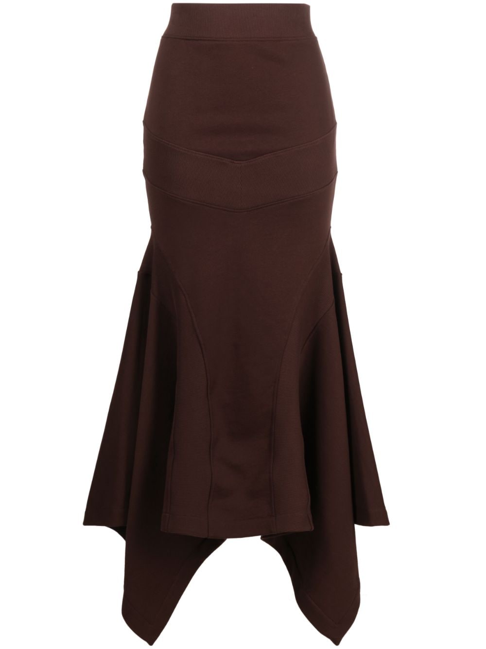 The Attico THE ATTICO- Fleece Midi Skirt