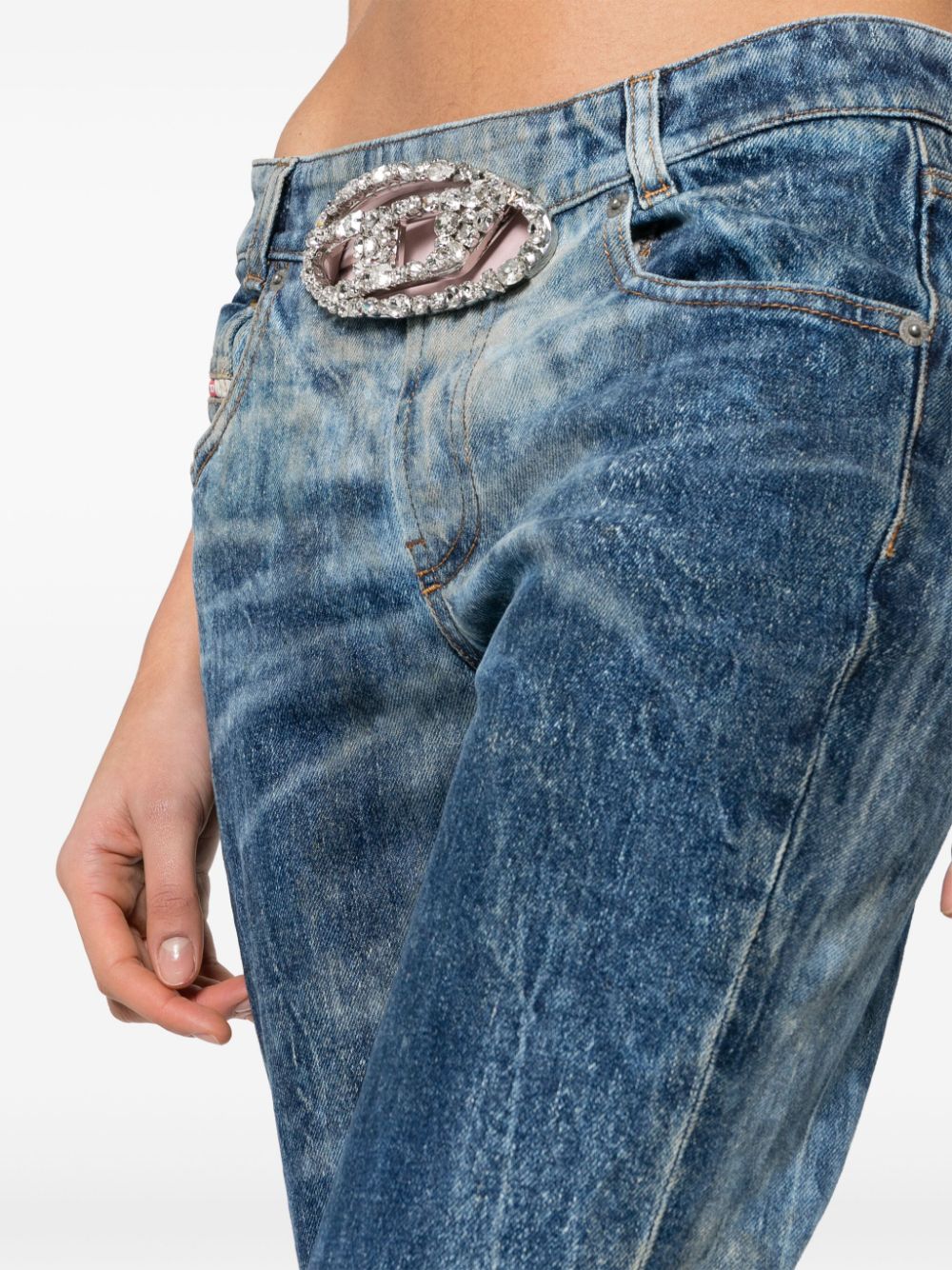 Diesel DIESEL- Bootcut Flared Denim Jeans