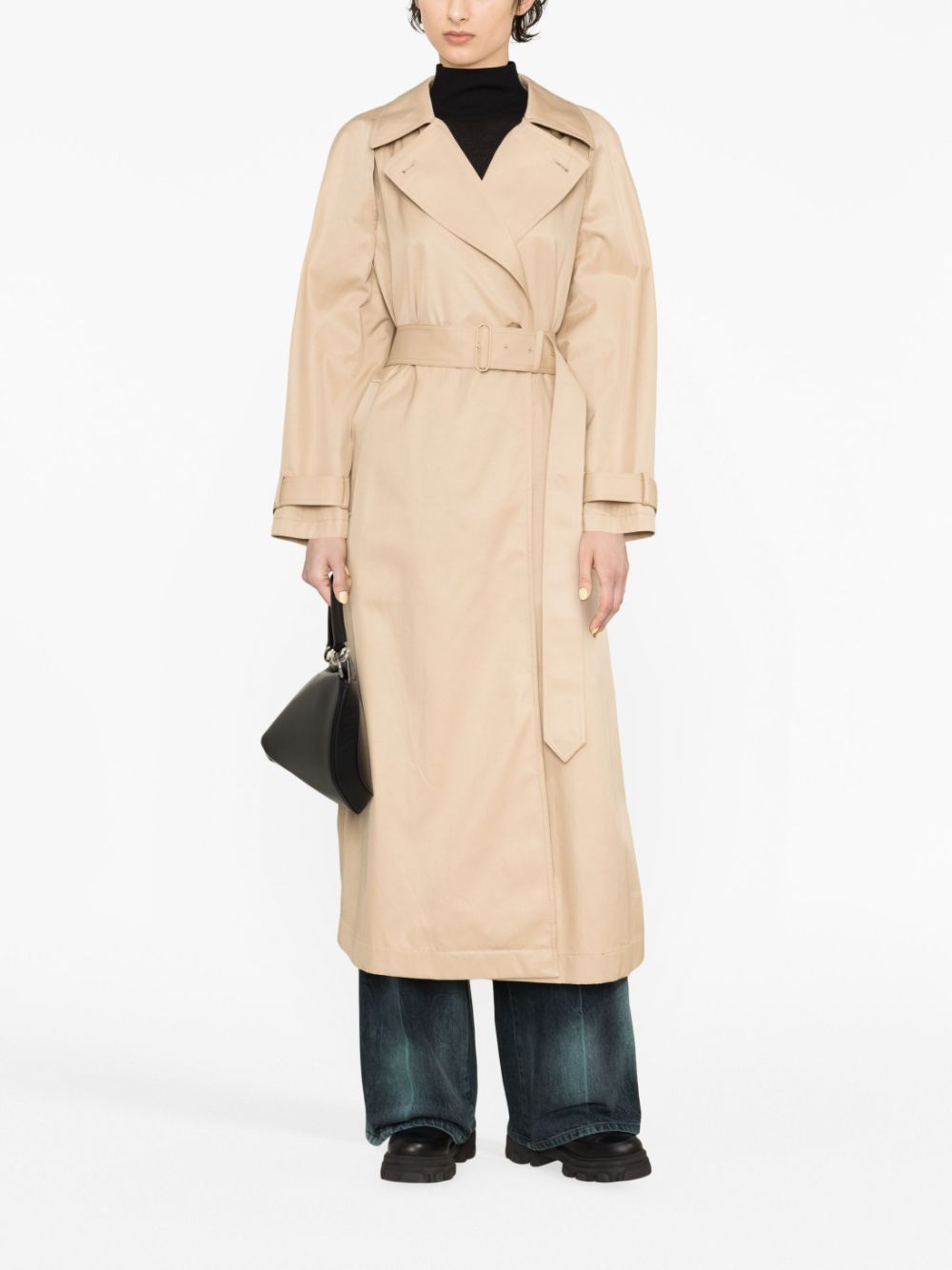 Calvin Klein CALVIN KLEIN- Long Coat With Belt