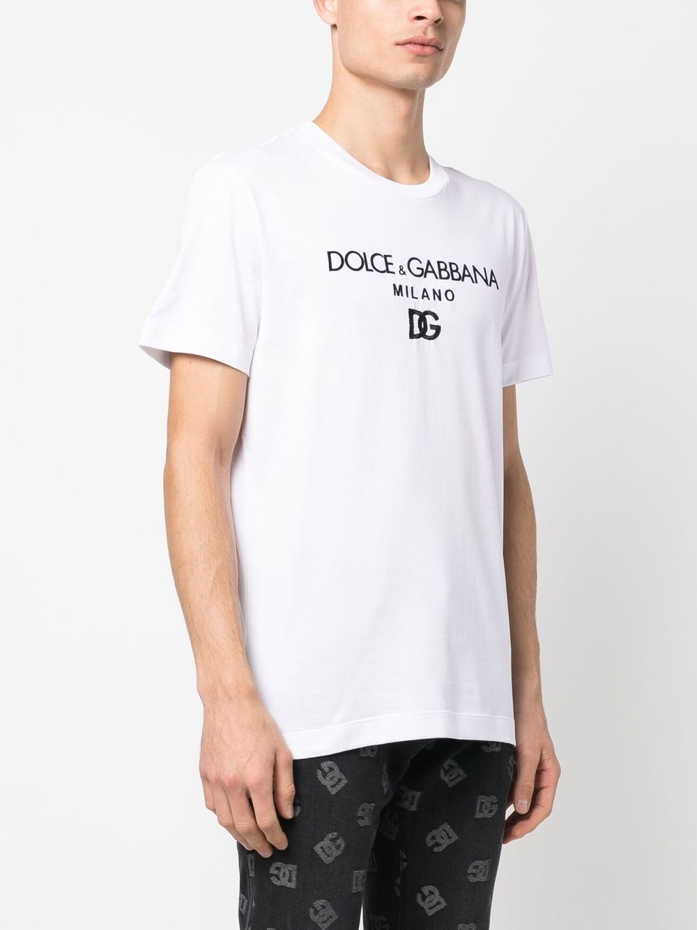 Dolce & Gabbana DOLCE & GABBANA- Logo Cotton T-shirt