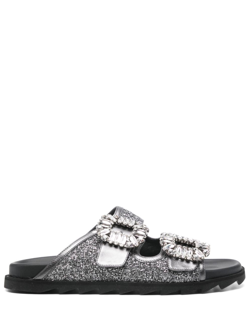 Roger Vivier ROGER VIVIER- Slidy Viv Strass Sandals