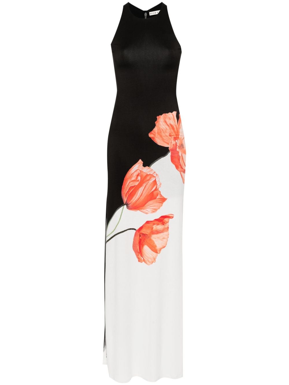  ALICE+OLIVIA- Printed Long Dress