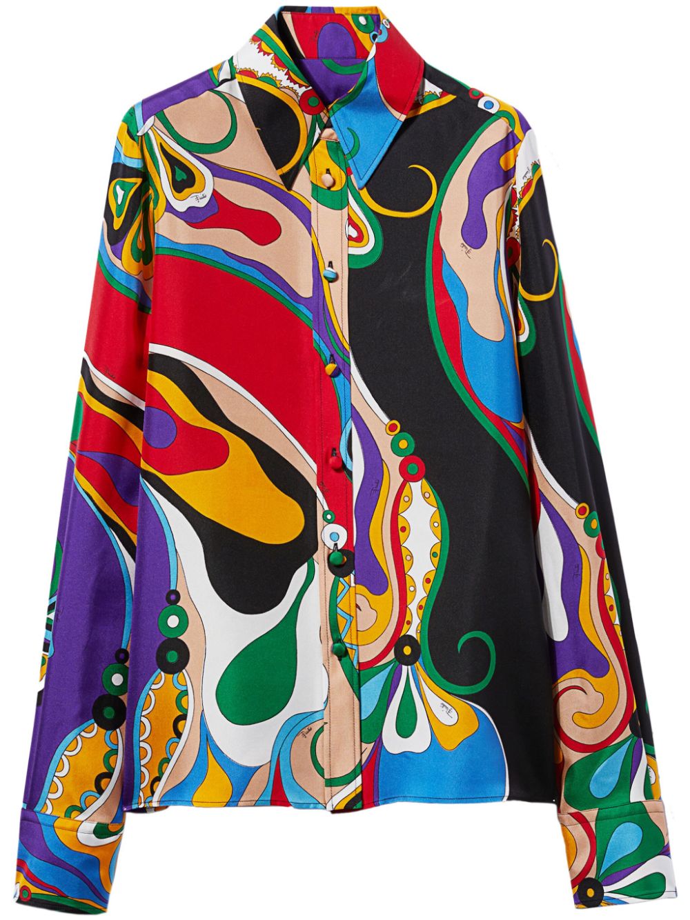 pucci PUCCI- Printed Silk Shirt