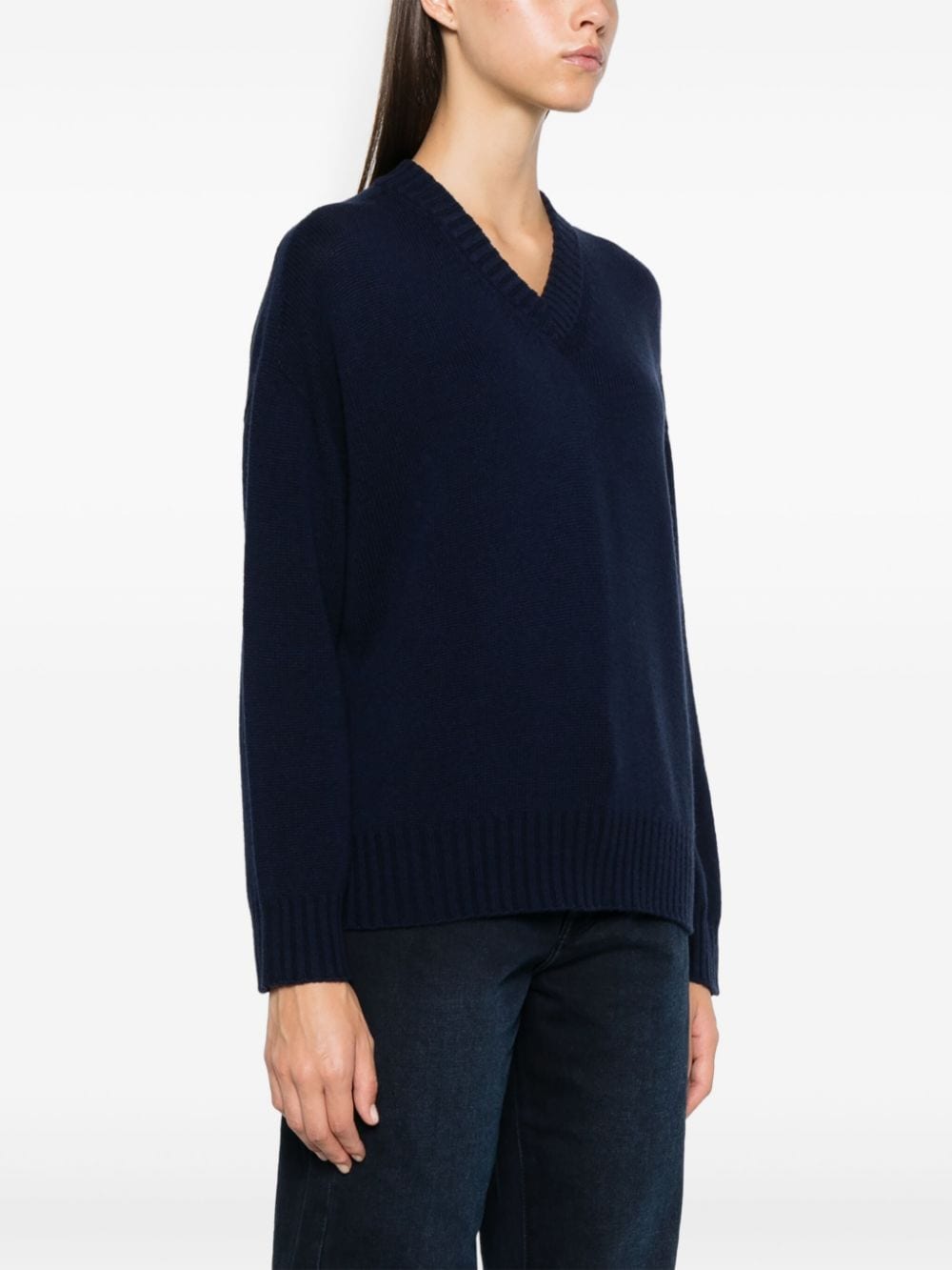 Emporio Armani EMPORIO ARMANI- Wool V-necked Sweater