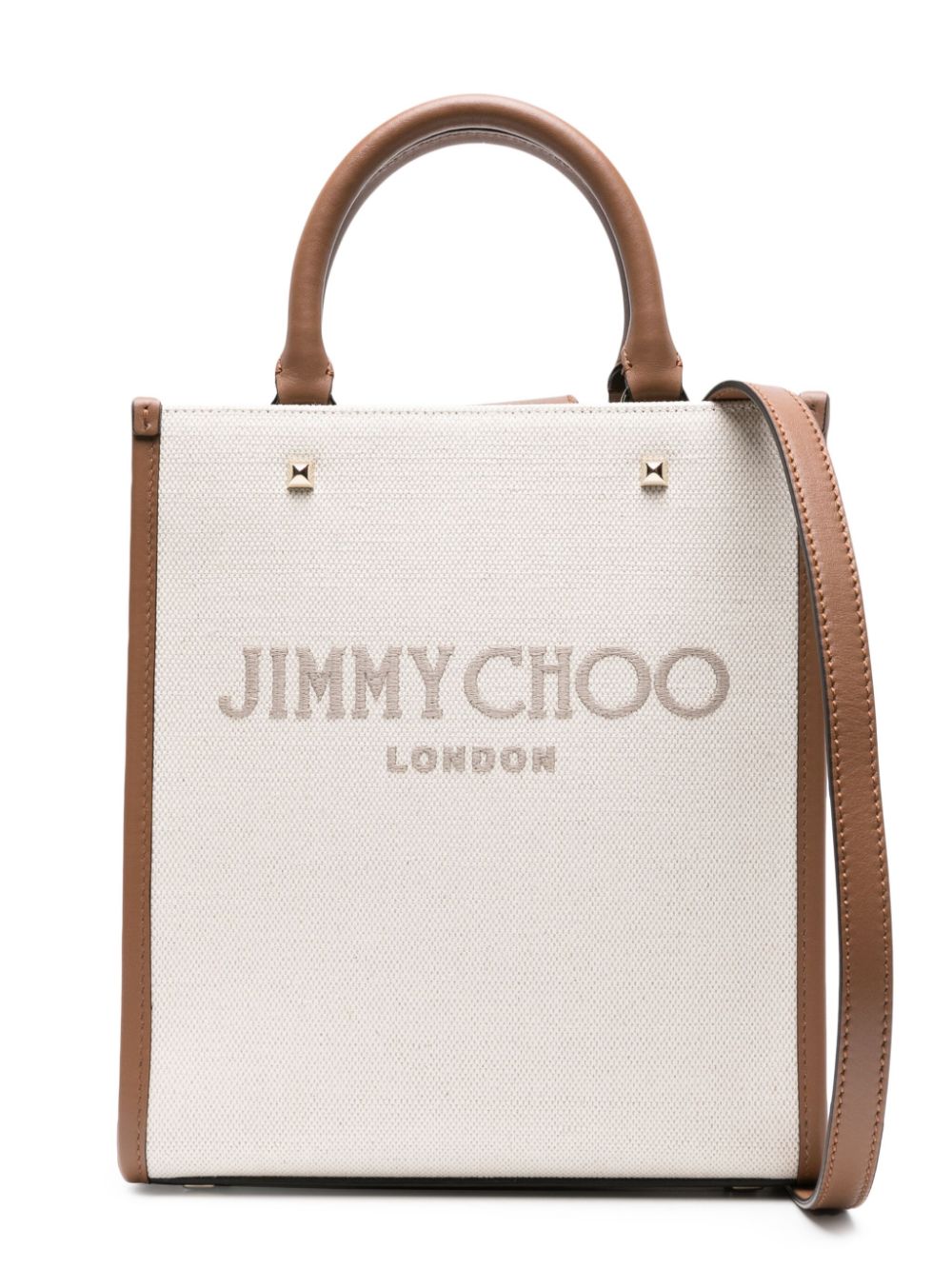 Jimmy Choo JIMMY CHOO- Avenue Tote N/s Canvas And Leather Tote Bag